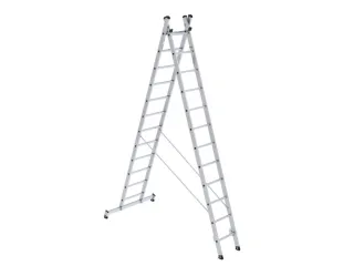 multifunctionele reformladder,2x12,sporten,balk L 6,14m,aluminium - 1