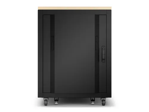 APC NetShelter CX AR4017IA - 17U, Geluiddempend en geventileerd 19 inc