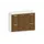 Hangmappenkast 770X1000X430Mm 2Hangmappenframes Wit+ Noten