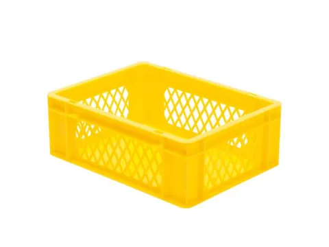 Euronorm-Stapelbak 13l H X L X B 145x400x300mm Geel