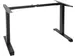 Cadre bureau Assis-Debout Réglable Noir 160cm