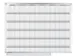 Jaarplanner Lega whiteboard 90x120cm