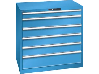 Ladenkast Code 1000x1023x725mm 6laden 200kg Ral5012 - 2