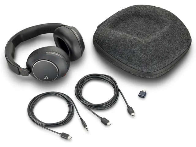 Poly Voyager Surround 80 UC USB-C Headset + USB-C/A-adapter