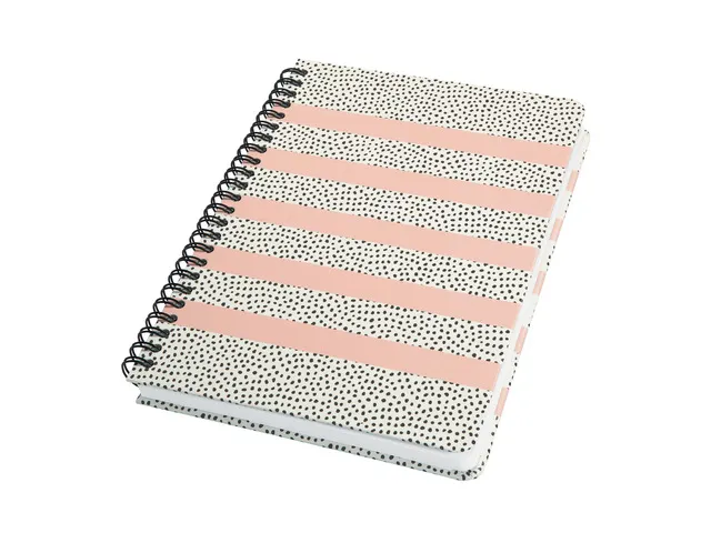 Notitieboek Jolie Inspire A5 spiraal Sweet Dots. Punt-gelijnd. 120pagi