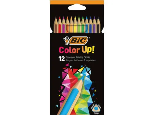 Kleurpotloden Bic Intensity assorti etui à 12 stuks