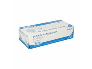 CMT Multigrip Nitril Handschoenen Maat M blauw - 6