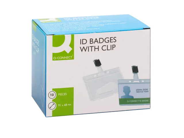 Badge Met Clip 85x54mm Doos 10 Stuks