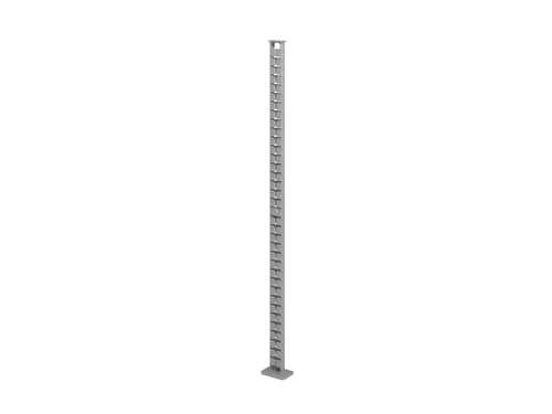 Addit kabelgeleider Grijs voor zit-sta Bureau 130cm incl. magneethoude