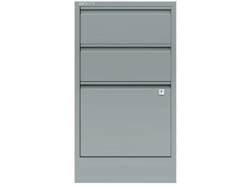 hangmappenkast HxBxD 672x413x400mm 2laden 1hangmappenframe zilver