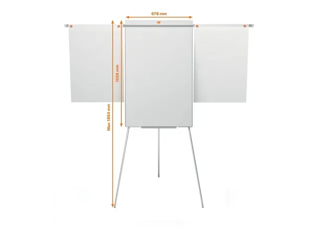 OUTLET Flipover Nobo impression pro stalen met driepootstatief en uits