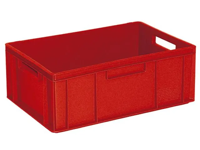 Euronorm Stapelkrat Pe 220x600x400mm 43liter Rood