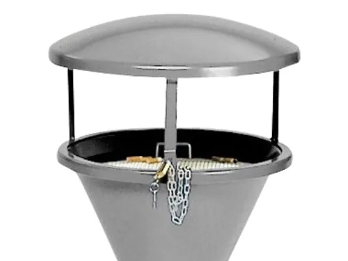 Overkapping Voor Zandasbak Ø 440Mm Verzinkt Zilver