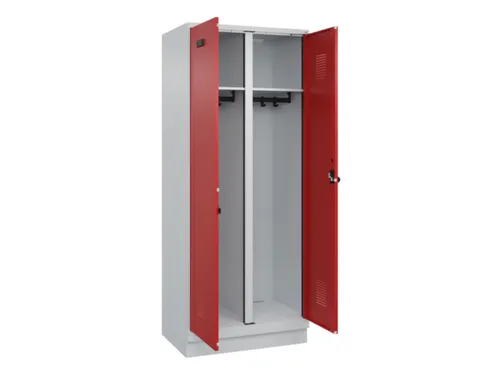locker voor scheiding van kleding,HxBxD 1950x800x500mm,2vak