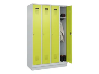 locker,HxBxD 1950x1200x500mm,4vak,vak B 300mm,cil.-slot,sokkel - 1