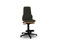 Neon 3 Werkplaatsstoel 9571 Glijders Opstap Pur Zwart Oranje 590-870mm