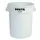 universele container,121l,HxØ 705x557mm,romp PE wit