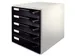 Bloc de classement 5 tiroirs Leitz 5280 noir