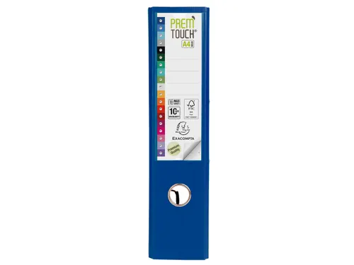 Ordner PP Prem'Touch A4maxi 80mm doblauw