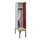 locker met bank,HxBxD 2120x400x815mm,1vak,vak B 400mm,draaigrendel