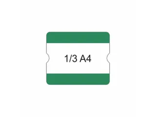 beschrijfbare hoes,markering HxB 216x180mm,PVC,groen - 1