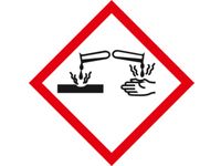 Gevarensymbool Bijtend Lxb 50X50Mm Als Los Symbool