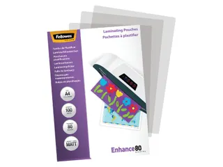 Lamineerhoes Fellowes A4 Mat 80 Micron - 4