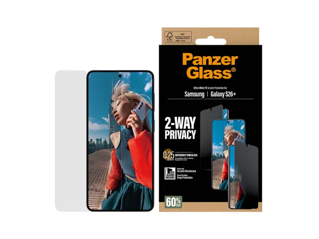 PanzerGlass Ultra-Wide Samsung Galaxy S26 Plus Screen Protector Privac