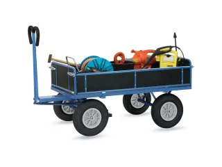Handtrekwagen 6455P 750kg 1540x840mm hout polyurethaan wielen - 5