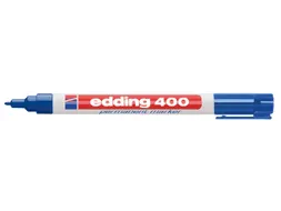 Viltstift edding 400 rond blauw 1mm