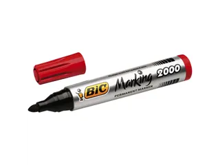 Viltstift Bic 2000 ecolutions rond large rood - 1