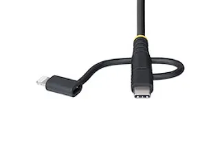 1m Robuuste USB Multi Oplaadkabel zwart - 5