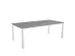 In hoogte verstelbaar bureau,HxBxD 720-840x2000x1000mm,MS-donkergrijs