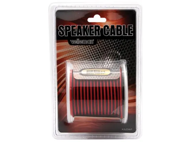Luidsprekerkabel - Rood/Zwart - 2 x 0.75mm² - 25m