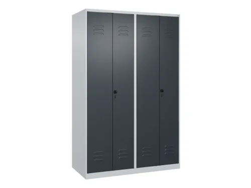 PBM-locker,HxBxD 1850x1200x500mm,4vak,vak B 300mm,draaigrendel