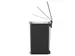 Hana Slim pedaalemmer 40 Liter Zwart