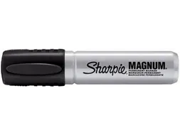 Pro Magnum Permanent Marker Beitelpunt Zwart