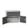 ladekast HxBxD 900x1050x550mm 2laden 2deuren RAL7035 front RAL7016