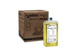 Handzeep Celtex Megamini M E-Control Lemon 700 ml doos a 6 stuks