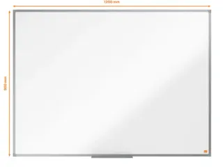 Whiteboard Emaille Nobo 90x120cm Emaille Staal - 6