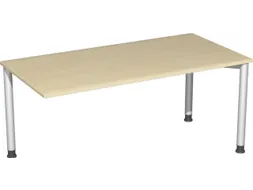 koppelelement voor bureau,HxBxD 680-800x1600x800mm,blad esdoorn,hoekig