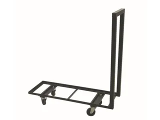Transportwagen,V. Afvalverzamelaar,Frame Staal Zwart,4Zwenkwielen - 2