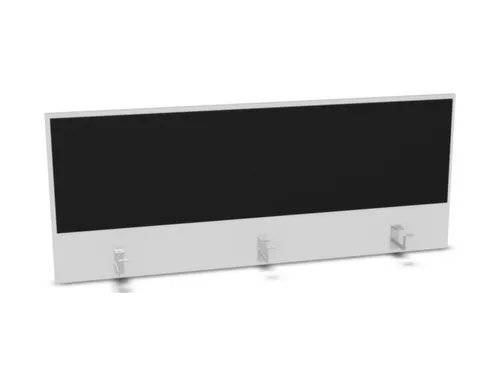 opzetpaneel,v. bureau,aanbouw achter,B 1400mm,Bl-wit,BN8033-zwart