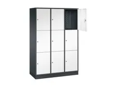 grootvolume-lockersysteem,HxBxD 1950x1220x500mm,3x3vakken,cil.-slot