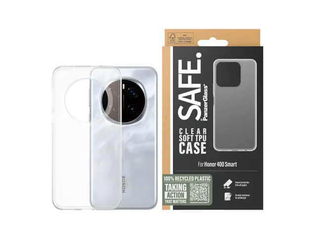 PanzerGlass SAFE. by Case Transparent Honor 400 Smart, Hoes, Honor,