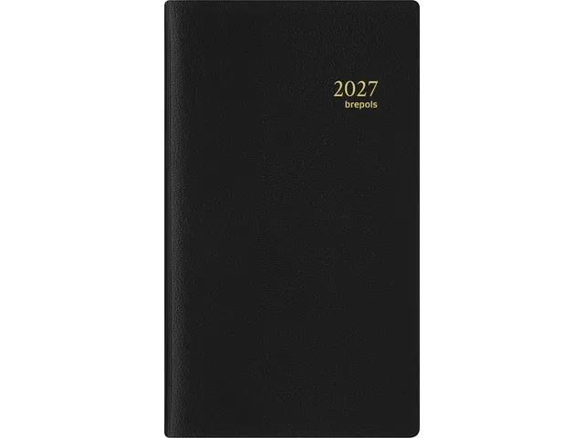 Agenda 2027 Brepols Breplan Genova 7dagen/1pagina zwart