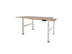 Dextro Plus Duo Zit-sta Bureau Elektrisch 180x80 Hav/kers 25mm Wit