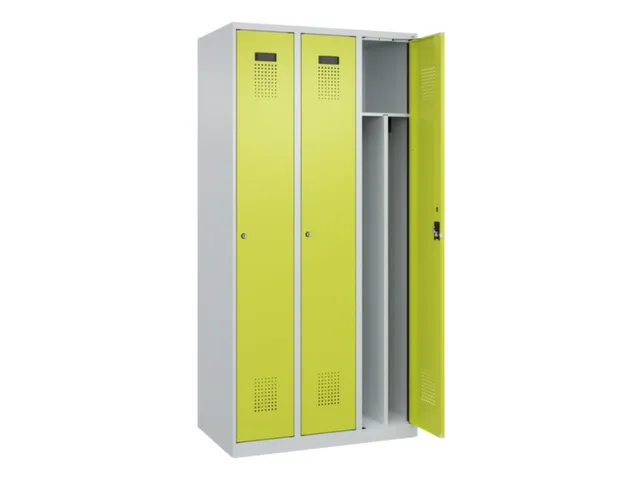 locker voor scheiding van kleding,HxBxD 1850x900x500mm,3vak