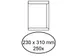 Enveloppe 230x310mm bande adhésive blanc 250 pièces