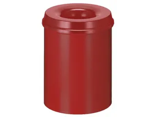 Vlamdovende Papierbak 15 Liter Rood - 1